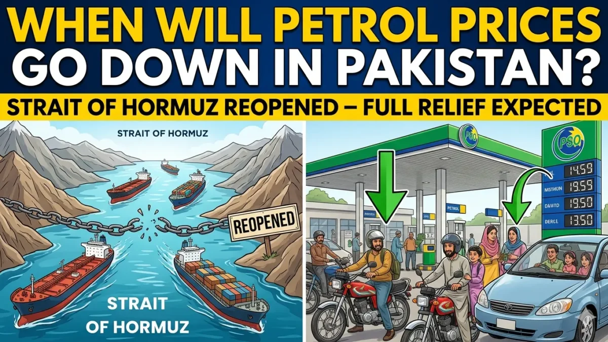 When Will Petrol Prices Go Down in Pakistan? Strait of Hormuz Reopened – Full Relief Expected