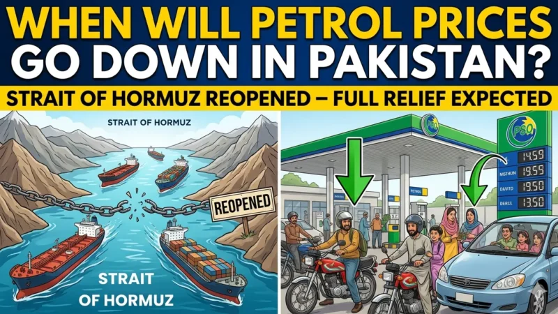 When Will Petrol Prices Go Down in Pakistan? Strait of Hormuz Reopened – Full Relief Expected