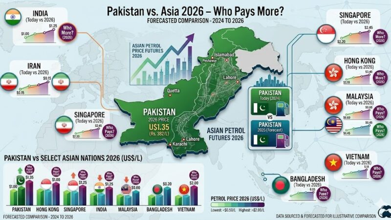 Petrol Price in Pakistan Today vs Asia 2026 – Who Pays More?
