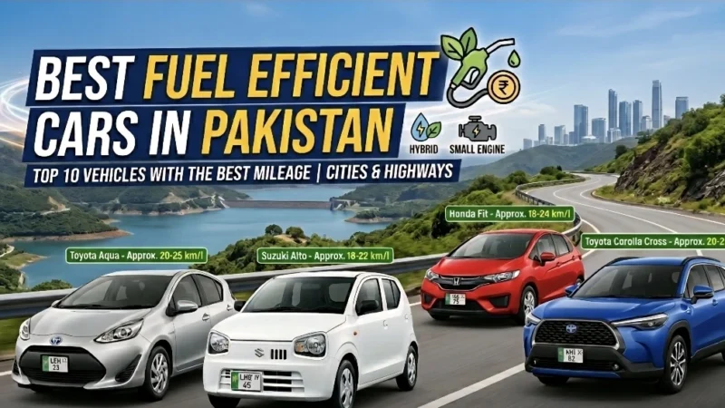 Best Fuel Efficient Cars in Pakistan 2026: Complete Guide to Save Money