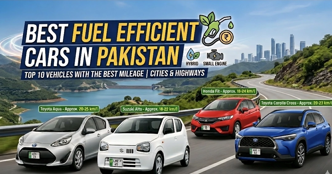 Best Fuel Efficient Cars in Pakistan 2026: Complete Guide to Save Money