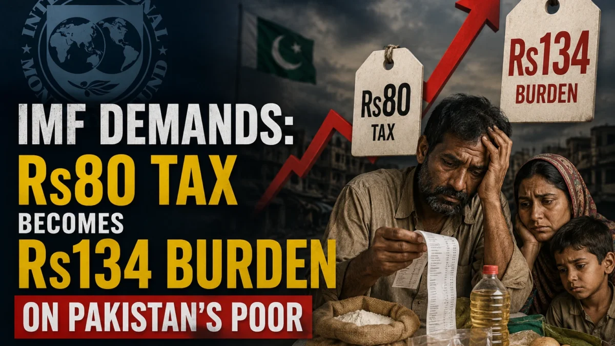 IMF demands turned a Rs80 tax into a Rs134-per-litre burden on the poor