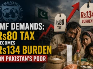 IMF demands turned a Rs80 tax into a Rs134-per-litre burden on the poor